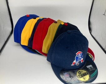 lot of 9 kids fitted footbal and baseball hats 59 fifty