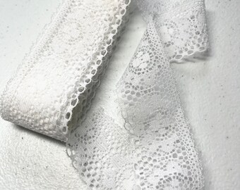 Vintage Lace Ribbon | White | Lot 25