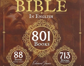 Biblia Ortodoxa Etíope completa, edición de tapa dura con letra grande: 88 libros, incluyendo Enoc, Jubileos y Meqabyan + recursos digitales.