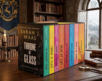 Coffret complet Le trône de verre broché – Collection Sarah J. Maas Fantasy Series