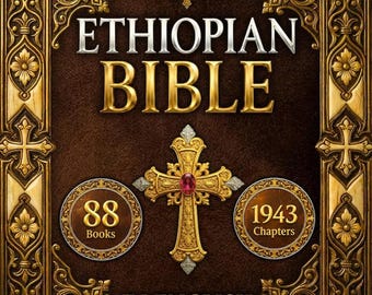 Complete Ethiopian Tewahedo Bible – 88 Book Canon Large Print Illustrated Hardcover Edition
