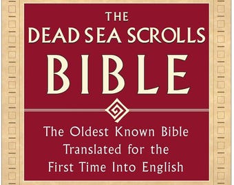 Biblia de los Rollos del Mar Muerto en inglés, tapa dura: el texto bíblico más antiguo con escrituras antiguas y traducción temprana.