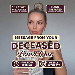 Message From Your Deceased Loved One | Same Hour Mediumship Reading, Connect to Ancestors, Spirit Communication & Healing