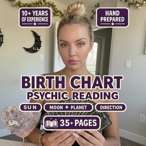 Lettura del tema natale astrologico / Approfondimenti psichici e di tarocchi extra dettagliati / Analisi completa del tema natale