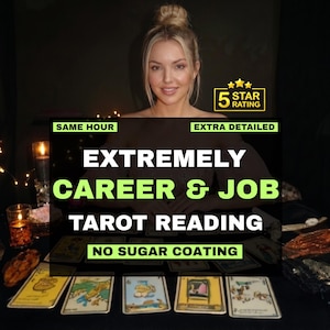 Leitura de Tarot para Carreira na Mesma Hora | Orientação Profissional, Previsões Financeiras e de Dinheiro para o Futuro, Mudança de Carreira