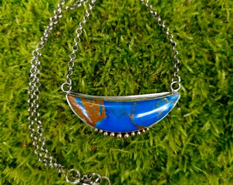 In A Blue Moon ~ Rare Ceruleite Gemstone Sterling 14K Adornments