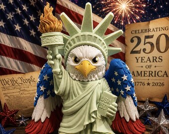 Liberty Eagle — America’s 250th Anniversary 3D Printed Figurine