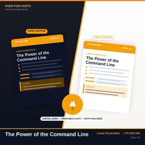 Podręcznik do nauki Linux Essentials LPI 010-160 | Sekcja 3: Potęga wiersza poleceń | Notatki w formacie PDF do druku | Przygotowanie do egzaminu IT Cert