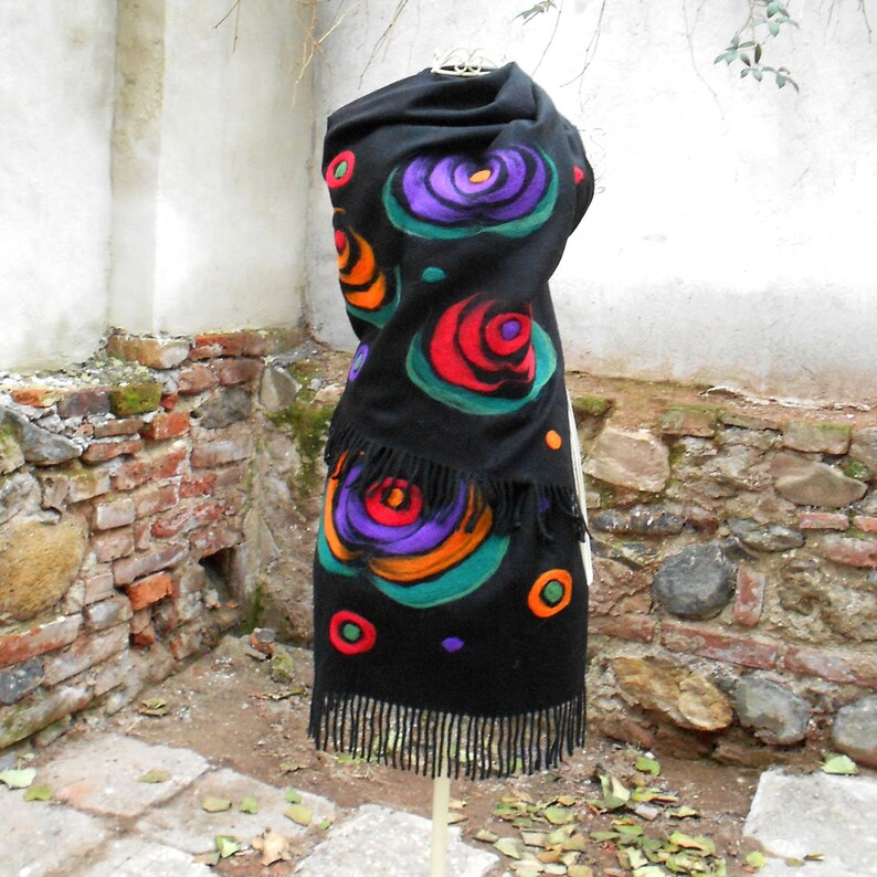 Alexa Oversized Wool Scarf Rose main image 1