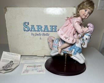 Danbury Mint Carousel Kids Sarah by Judy Belle Porcelain Doll