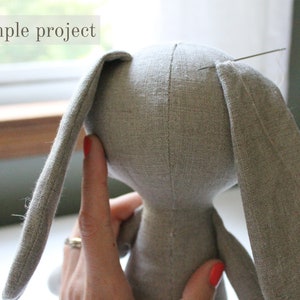 sample project made with flax linen