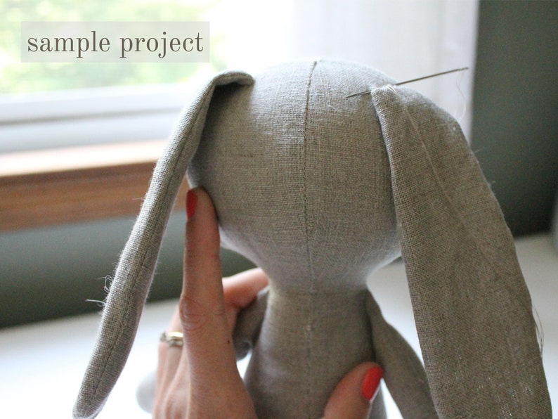 sample project made with flax linen