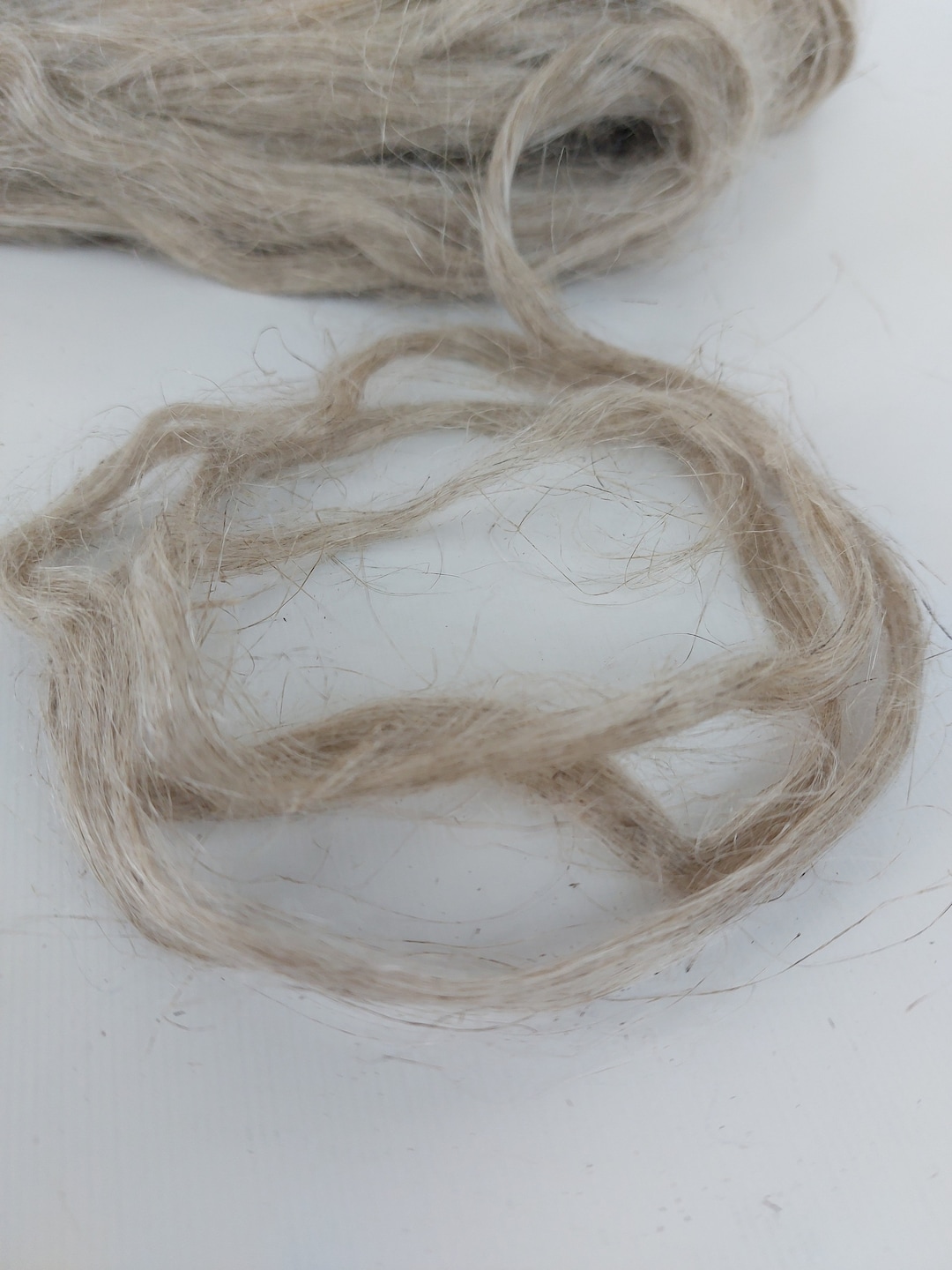 Natural Linen Pencil Roving: Long Line Flax Fiber for Spinning, Felting ...
