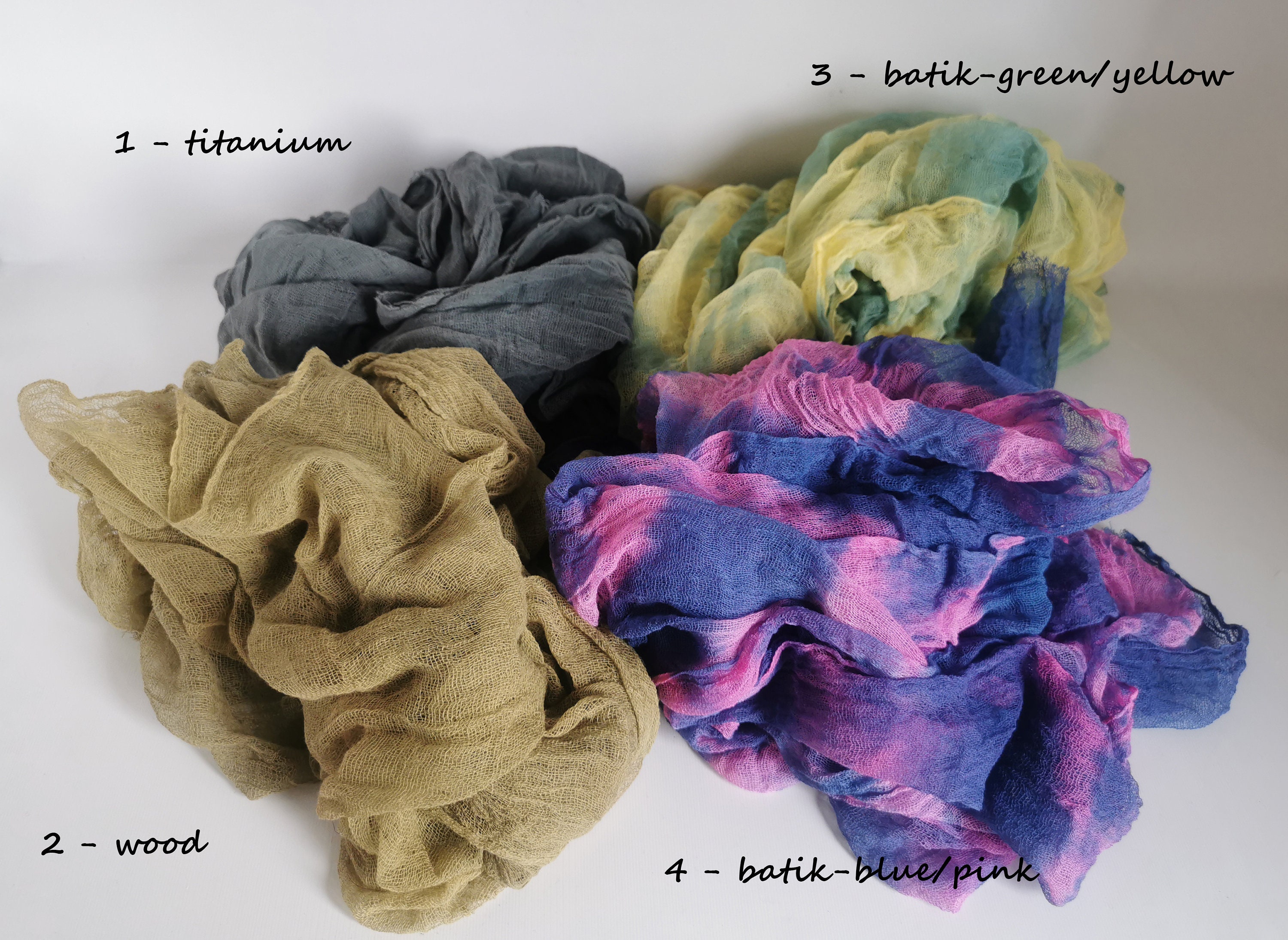 Cotton Scrim, Hand Dyed Gauze, Openweave Fabric, Dyed Butter Muslin, Nuno  Felting, UK Seller, Colour No.07 Yellow Ochre 