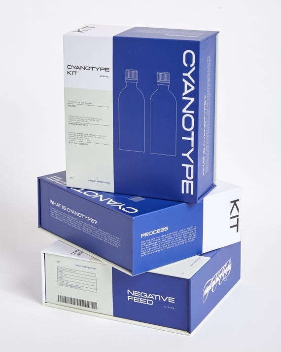 Cyanotype Kit 200ML DIY Sun Printing Set with Solutions Blueprint Photography Art Kit