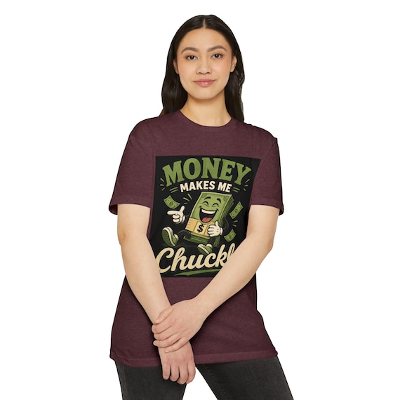 Funny Money Cartoon Cash Graphic Tee, Novelty Humor Shirt