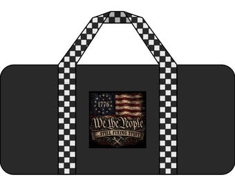 1776 Betsy Ross Flag 'We The People' Tripper Duffel Bag | Patriotic Travel Bag