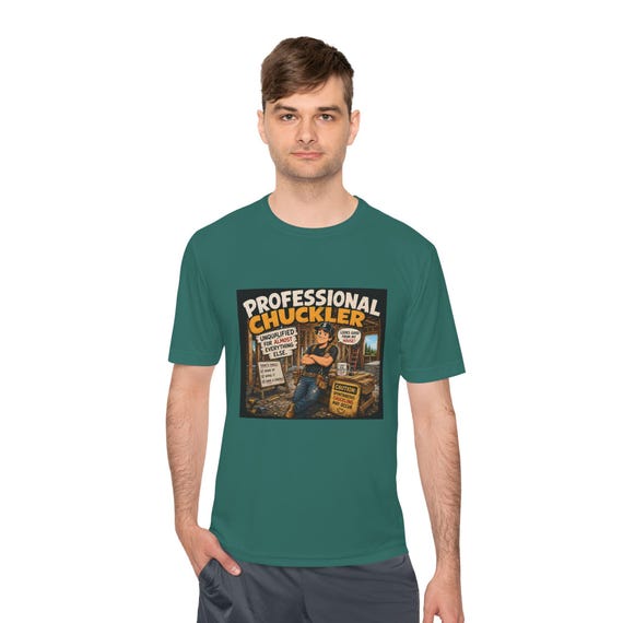 Professional Chuckler Lumberjack Shirt • Vintage Outdoorsman Humor Tee