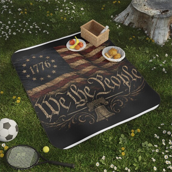Patriotic Still Fixing Stuff Throw Blanket