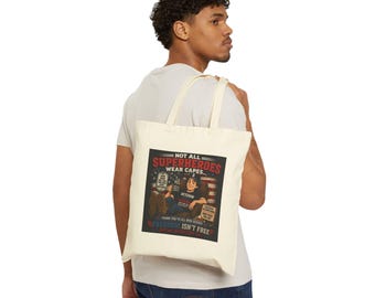 Bolso tote de lona de algodón