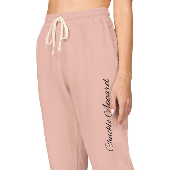Fleece Sweatpants with Columbus Script Logo | Soft Cotton Joggers