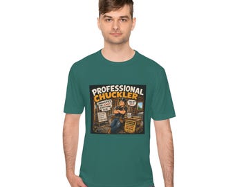 Camiseta profesional de Chuckler / Camiseta divertida con estampado de leñador vintage