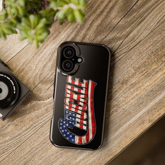 American Flag Jeep Phone Case • Patriotic 4x4 Off-Road Graphic Case