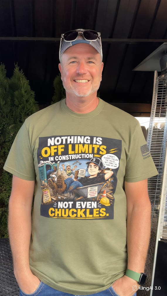 Funny Construction Worker Shirt, Sarcastic Tradesman Tee, Blue Collar Humor