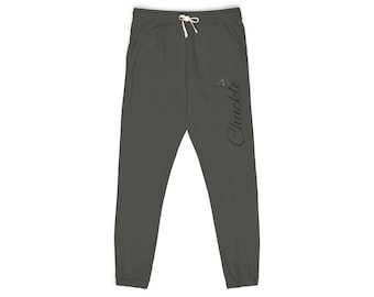 Psychedelic Script Rose Sweatpants | Fleece Joggers