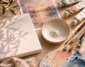 Memorial Ashes Portrait Painting | Custom Cremation Artwork | Keepsake | Forever on Canvas
