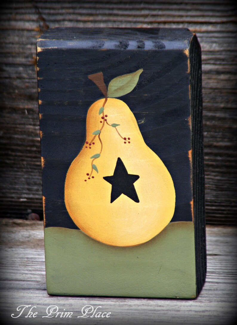 Primitive Shelf Sitter Blocks Primitive Home Decor Tiered