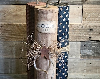 Large Primitive Firework Decoration Tablesitter