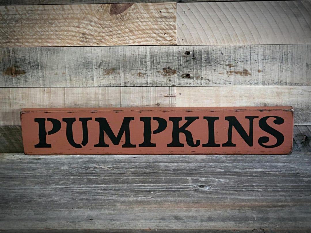 Rustic October Sign Primitive Fall Sign ~ Fall Sign ~ Fall Decor ~ Primitive Fall Decor ...