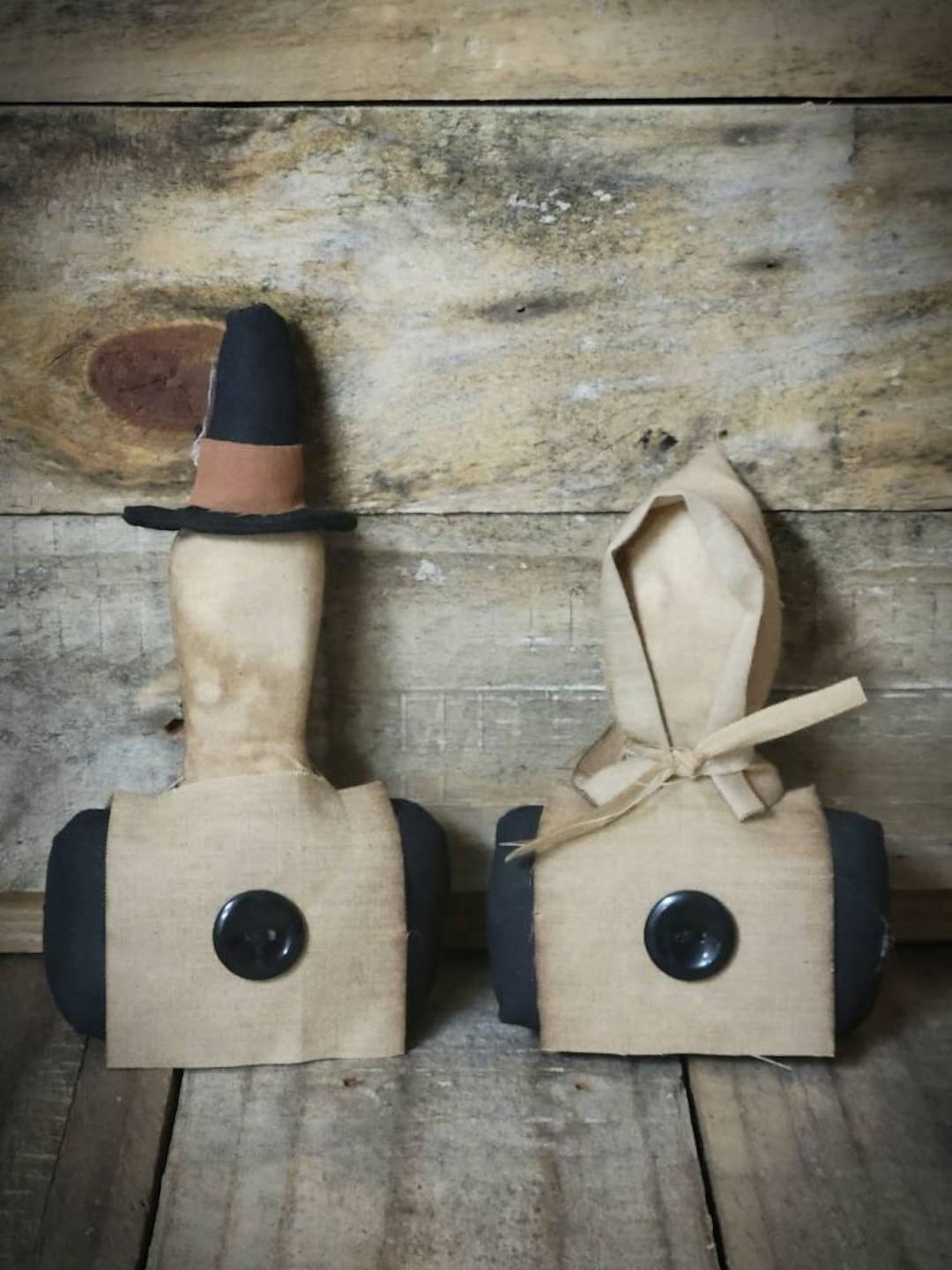Thanksgiving Decor ~ Primitive Bowl Fillers ~ Pilgrim Ornies ...