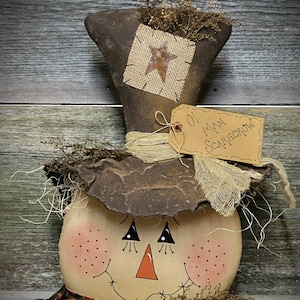 Primitive Scarecrow Tablesitter