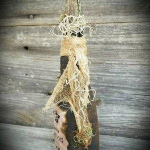 Primitive Witch Spell Bottle Halloween Decor Primitive Halloween Spooky Decor Witch Decor Halloween Decoration Fall Decor image 9