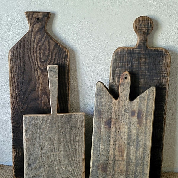 Primitive Handmade Cutting Boards ~ Decoration Only ~ Bread Board ~ Primitive Home Decor ~ Primitive Rustic Farmhouse Kitchen Decor