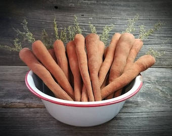 Primitive Fabric Carrots - Easter Decor - Spring Decor - Easter Decorations - Spring Decorations - Tiered Tray Decor - Summer Decor