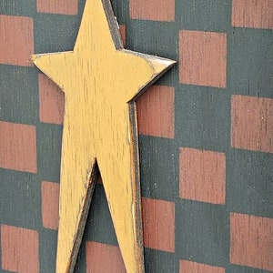 Primitive Wall Hanging ~ Primitive Decor ~ Primitive Wall Decor ~ Checkerboard Wall Hanging ~ Primitive Home Decor ~ Farmhouse Decor bild 7