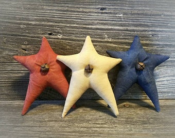 Primitive Americana Bowl Fillers ~ Patriotic decor ~ Red White and Blue ~ 4th of July ~ Memorial Day ~ Primitive Stars ~ Tiered Tray Decor