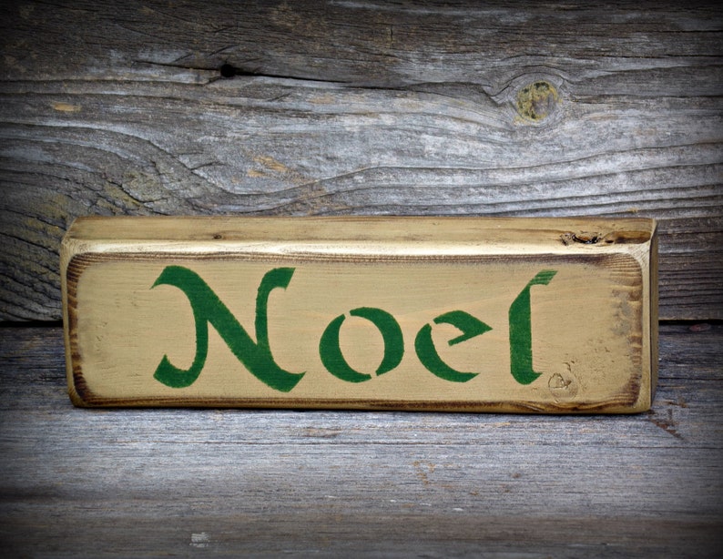 Christmas Stacking Blocks Christmas Decor Holiday Decor Etsy