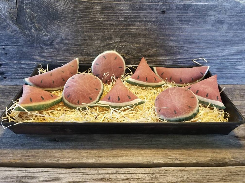 Primitive Watermelon Bowl Fillers ~ Watermelon Tucks ~ Primitive Summer ...