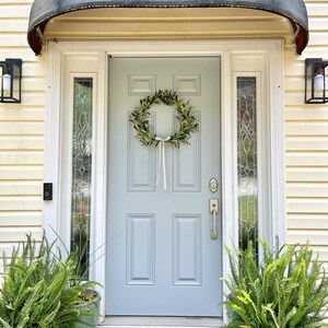 olive tree hoop wreath olive tree wreath front door modern wreath olive wreath modern wreath front door greenery wreath simple door wreath image 6
