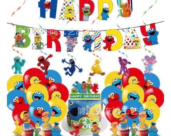 Sesame Street Party Decoration Pack