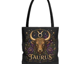 Taurus Bull Astrologie Tragetasche | Sternzeichen Stier Konstellation Illustration