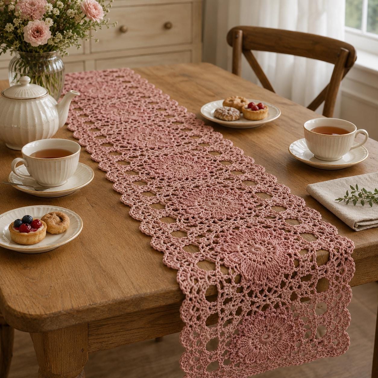 lace dressing table mats uk Lace Table Mats