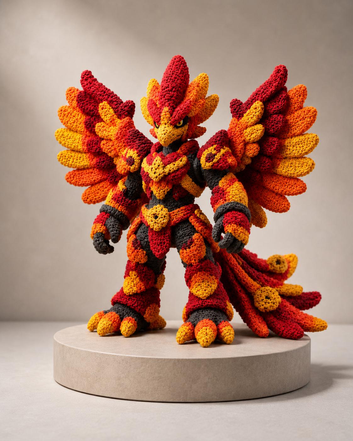 Anthro Firebird Warrior Crochet Pattern