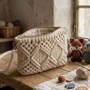 Boho Zipper Clutch Crochet Pattern PDF, Bag Tutorial - Etsy