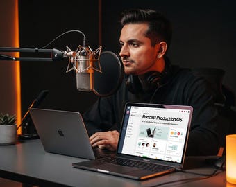 Podcast Production OS — All-in-One Notion Template for Independent Podcasters