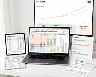 Couples Budget & Shared Finance Planner | Google Sheets Template